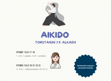 Aikido jatkuu 7.9.2023
